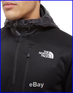 North Face Mittellegi 1/4 Zip Hoodies Black Hoody Jacket rrp £80