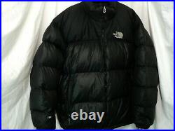North Face Nuptse Down Jacket, Mens 3XL, thick, hoody, 700, well used see pics