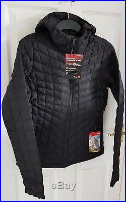 North Face RRP £170 Thermoball Black Extra Small XS Hooded Ladies Womens Hoodie