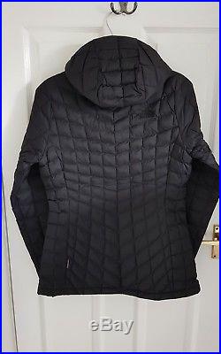 North Face RRP £170 Thermoball Black Extra Small XS Hooded Ladies Womens Hoodie
