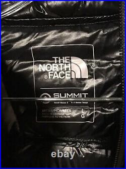 North Face Summit Series L3 800 Goose Down Hoodie Jacket Men Large Black NWT