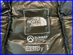 North Face TNF Summit Series L3 800 Pro Down Hoodie Jacket Olive Black Small NWT