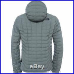 North Face Thermoball Hoodie Mens Jacket Synthetic Fill Fusebox Grey Texture