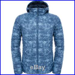 North Face Thermoball Hoodie Mens Jacket Synthetic Fill Shady Blue All Sizes