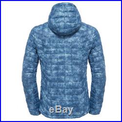 North Face Thermoball Hoodie Mens Jacket Synthetic Fill Shady Blue All Sizes