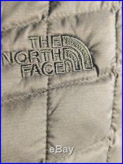 North Face Women's Thermoball Hoodie Full Zip Jacket TNF Black Matt Size Large