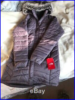 North Face ladies insulated parka jacket Rabbit Grey RARE Colour SIZE M RRP £220