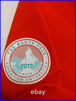 North Face sz 2XL Tekno Logo Expedition Antarctica 2017 Hoodie Sweatshirt Mens