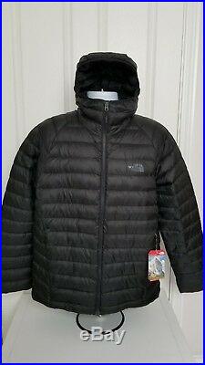 Nwt The North Face Mens Trevail Hoodie Jacket Down Black XL