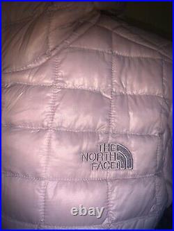 Nwt Women's The North Face Eco Thermoball Hoodie Jacket Large $220 Ashen Purple