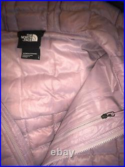 Nwt Women's The North Face Eco Thermoball Hoodie Jacket Large $220 Ashen Purple