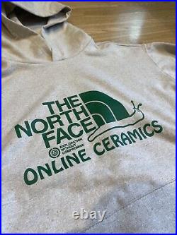 Online Ceramics X The North Face Graphic Hoodie White Regrind Size XL