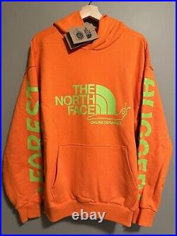 Online Ceramics x The North Face Hoodie Red Orange Forest Hugger Hooded Sweater