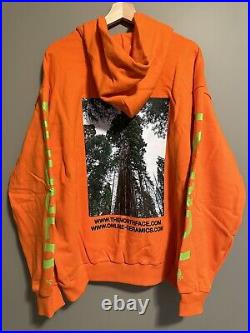 Online Ceramics x The North Face Hoodie Red Orange Forest Hugger Hooded Sweater
