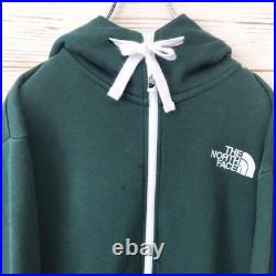 Rare The North Face Rear View Hoodie XL Embroidered Logo Green