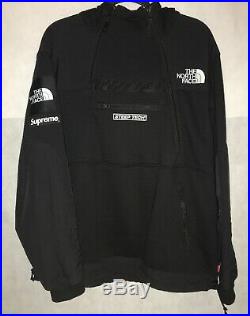 SUPREME THE NORTH FACE Black Steep Tech Hooded Sweatshirt Authentic Used XL