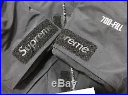 SUPREME UPTOWN DOWN PARKA BLACK SZ M hoodie box logo jacket shirt t north face L