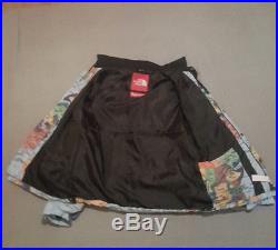 SUPREME x TNF The North Face SS14 Expedition Map Jacket Coat Hoodie, Men's M