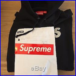 Supreme 3M Reflective S Logo Black Hooded Sweatshirt Size XL North Face 2016