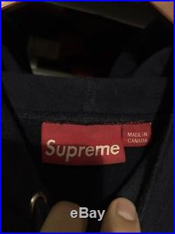 Supreme Arabic Pullover SS12 2012 Navy Hoodie Size Large box logo north face