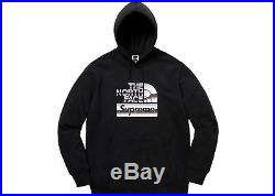 Supreme By North Face Metallic Logo Hooded Sweatshirt Black Large