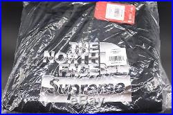 Supreme North Face Hoodie Black sz L Metallic Logo Large