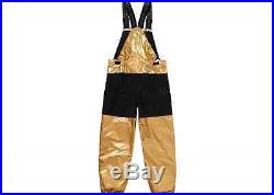 Supreme North Face Metallic Bib Pants Gold sz L BOX LOGO t s hoody M L tee bag