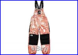 Supreme North Face Metallic Bib Pants Rose Gold sz XL BOX LOGO t s hoody M L tee