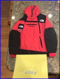Supreme North Face Steep Tech Hoodie Sweatshirt Jacket L Large Red