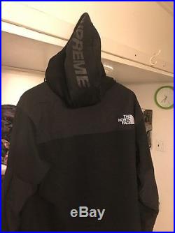 Supreme North Face Xl Steep Tech Hoodie Authentic Black Jacket Coat Rare