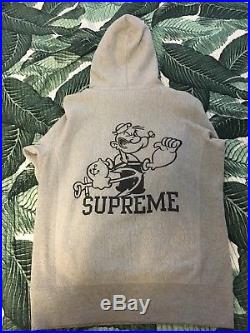 Supreme Popeye Hoodie SS10 Medium Rare Kermit Box Logo Moss Mafia North Face