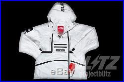 Supreme THE NORTH FACE STEEP TECH HOODED JACKET WHITE SS16 M L XL