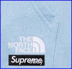 Supreme The North Face Convertible Hooded Sweatshirt Blue Hoodie Large SS23 TNF