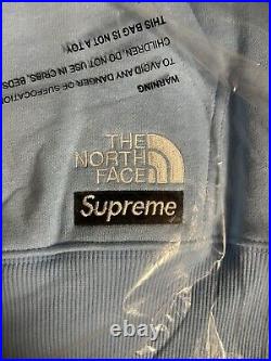 Supreme The North Face Convertible Hooded Sweatshirt Blue SIZE XL SS23 HOT