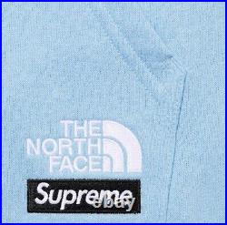 Supreme/The North Face Convertible Hooded Sweatshirt SS23 Blue Hoodie Size XL