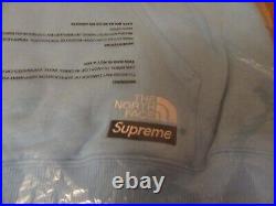 Supreme The North Face Convertible Hooded Sweatshirt Size Large Blue SS23 TNF DS