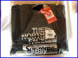 Supreme The North Face Metallic Logo Hooded Sweatshirt Black XL IN HAND SOLD OUT