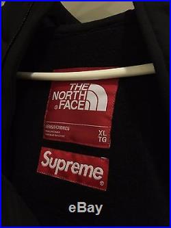 Supreme The North Face Steep Tech Hooded Sweatshirt Black Size XL Hoodie Receipt