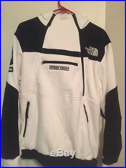 Supreme The North Face Steep Tech Hoodie White Black Large