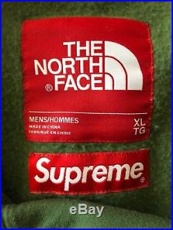 Supreme The North Face TNF Steep Tech Hooded Sweatshirt XL Olive SS16