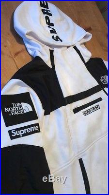 Supreme X North Face Steep Tech Hoodie White & Black Authentic piece Size Small