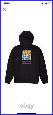 Supreme X The North Face Statue Of Liberty Hooded Sweatshirt Black Size XL