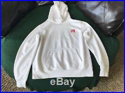 Supreme X The North Face Statue Of Liberty Hoodie White Size Medium