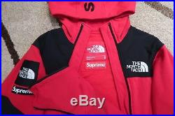 Supreme X The North Face Steep Tech Hooded Sweatshirt Red