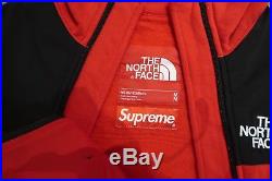 Supreme X The North Face Steep Tech Hooded Sweatshirt Red