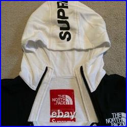 Supreme X The North Face Steep Tech Hooded Sweatshirt White SS16 Large