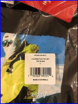 Supreme X The Northface Hoodie Black, Size Large