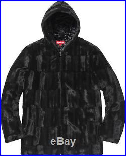 Supreme faux fur hoodie zip jacket coat comme des garcons box logo north face FA