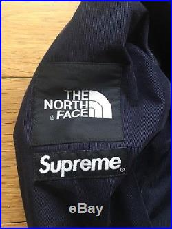 Supreme north face cord L navy box logo Hoody t shirt cap s m xl