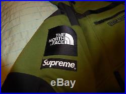 Supreme northface steeptech olive pullover hoodie and pants med m bape tnf zip u